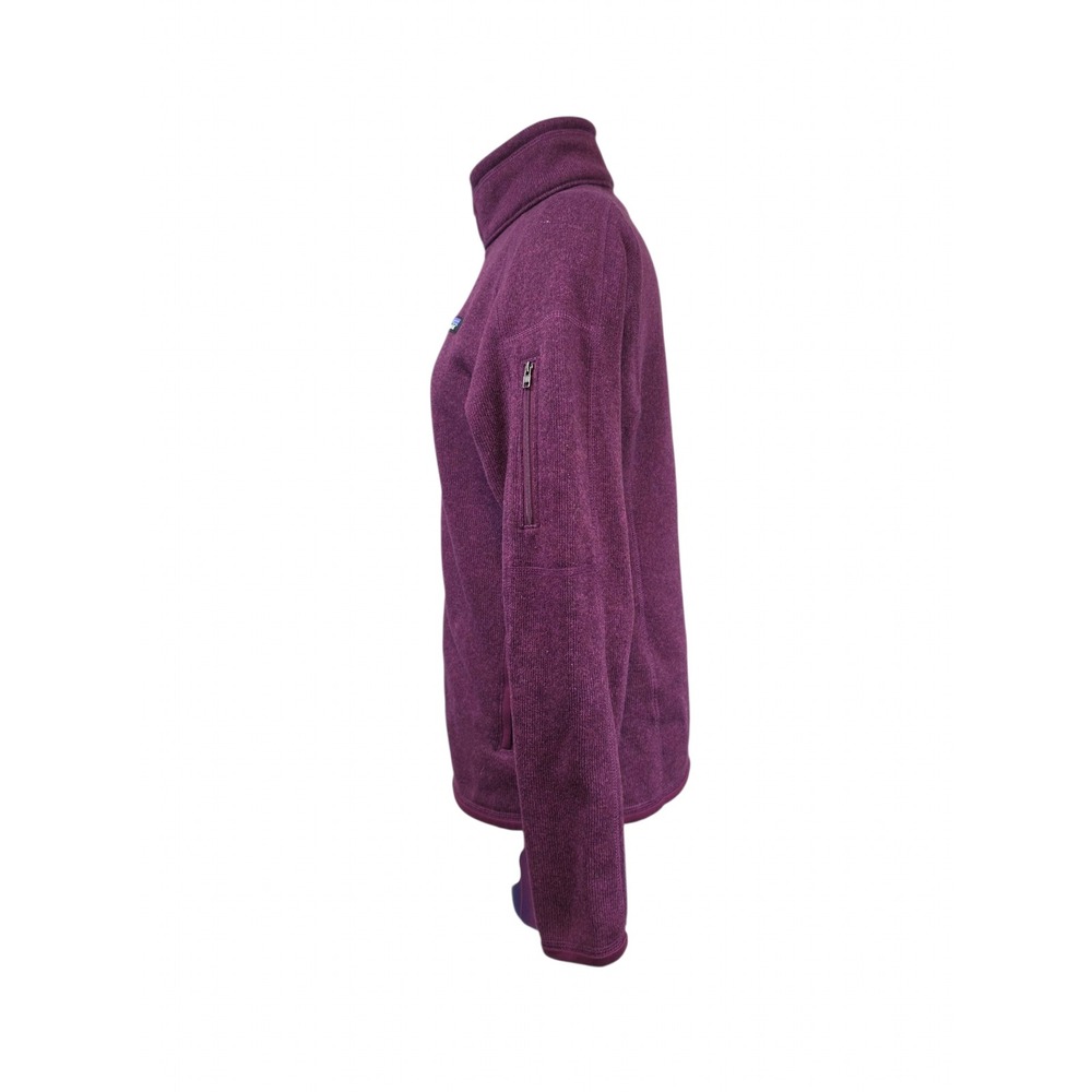 Patagonia Better Sweater Full Zip Jacket Purple Heather Knit Womens Medium - Picture 3 of 7